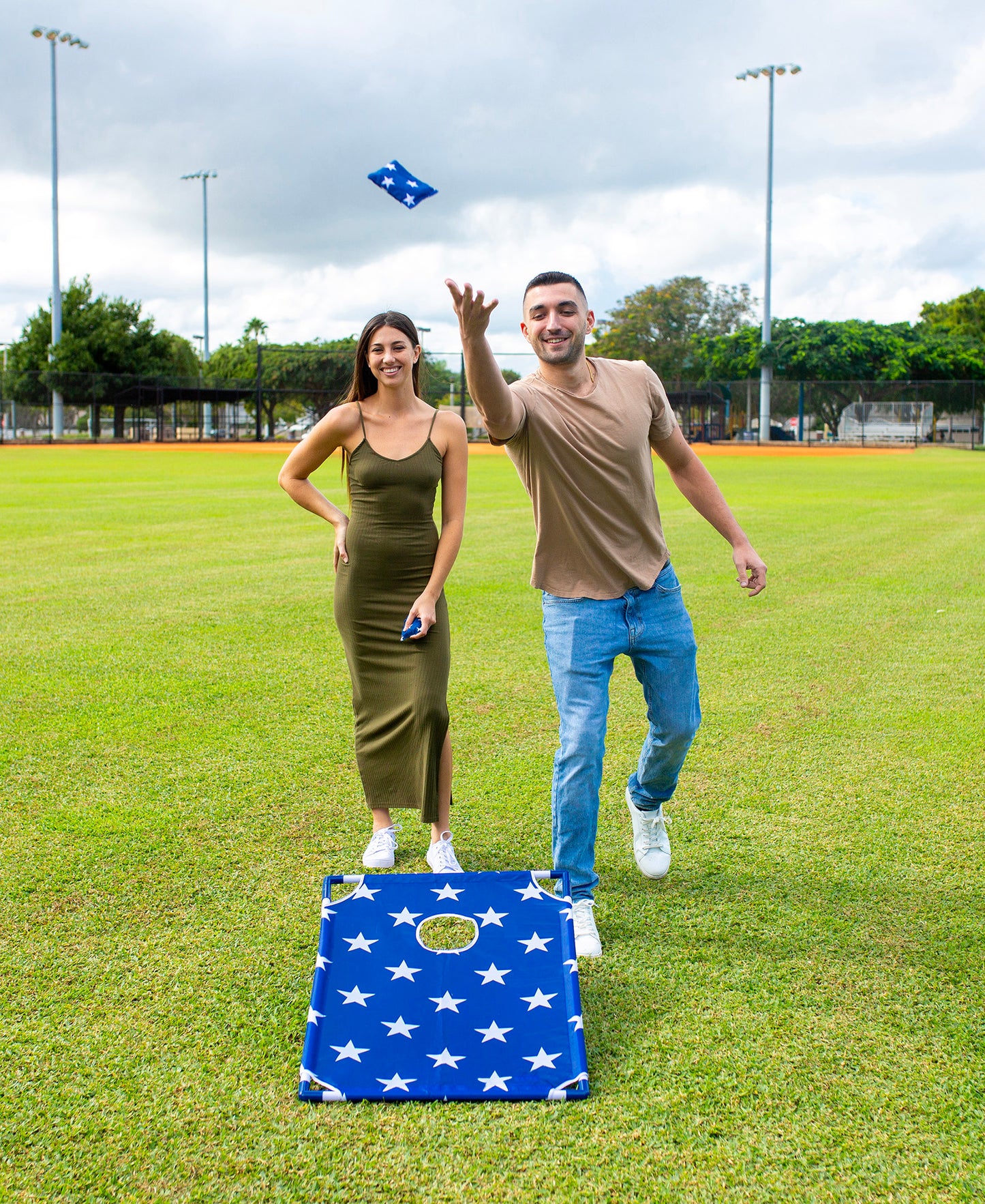 GameCandy Stars & Stripes Portable Cornhole