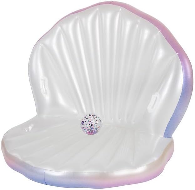 Giant Oyster Shell Lounge Pool Float by PoolCandy