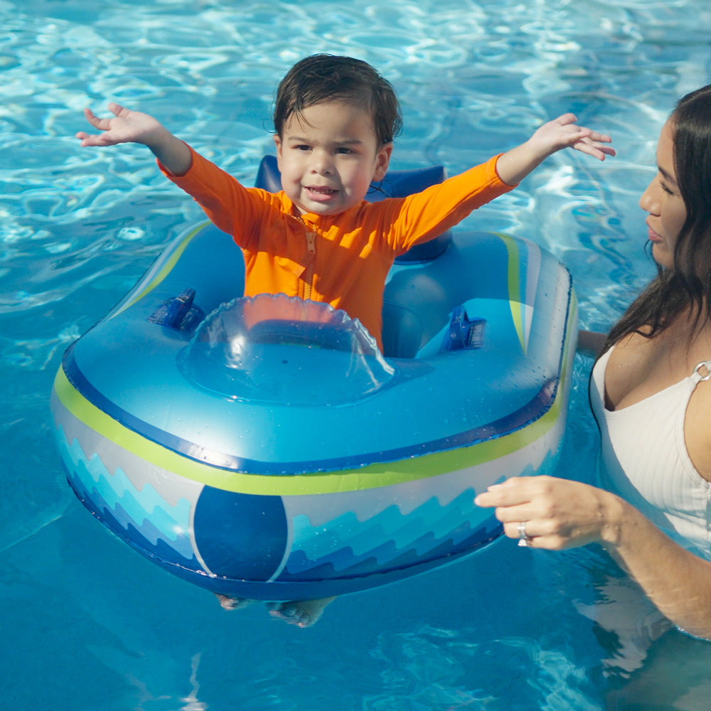 Remote Control Motorized Baby Runner Boat the Ultimate Toddler Pool Toy for Parents