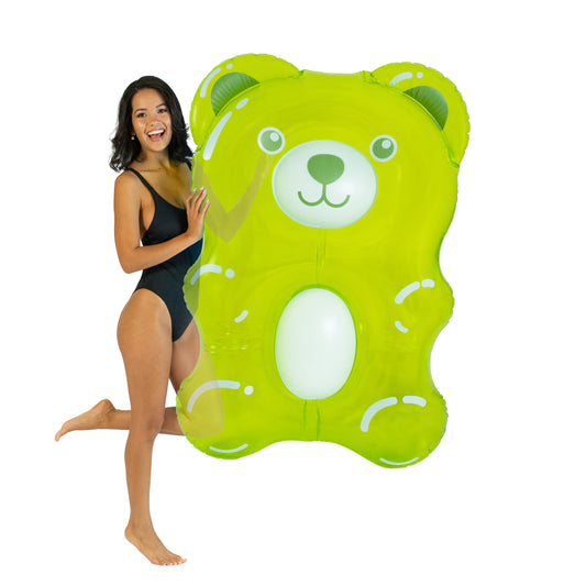 Giant Lime Green Inflatable Gummy Bear