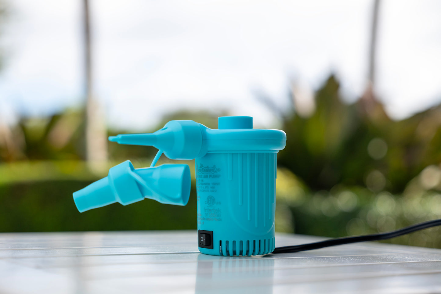 Electric Air Pump 4 Blue PoolCandy