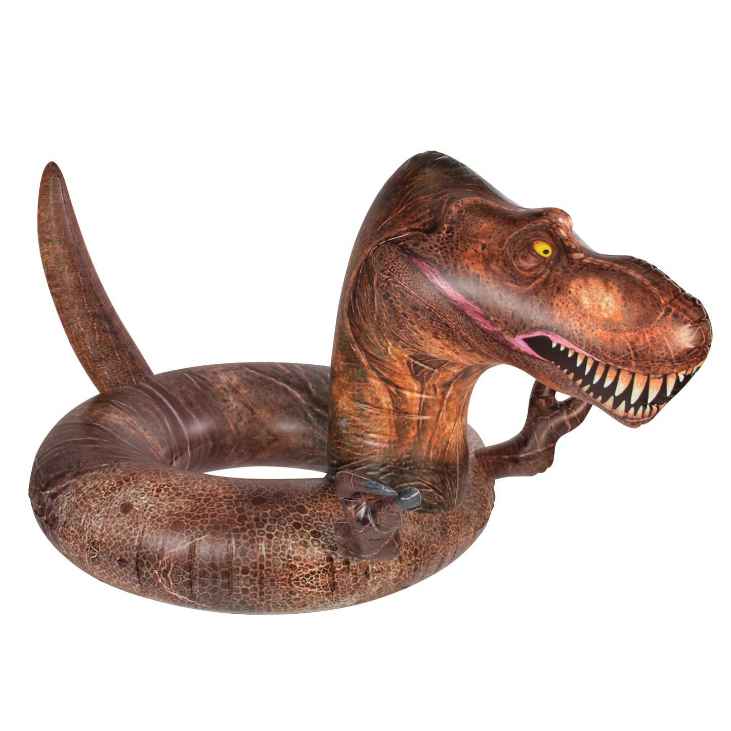 PoolCandy T-Rex Dinosaur Pool Float – 42” RealPrint® Edition - The Original King of the Pool