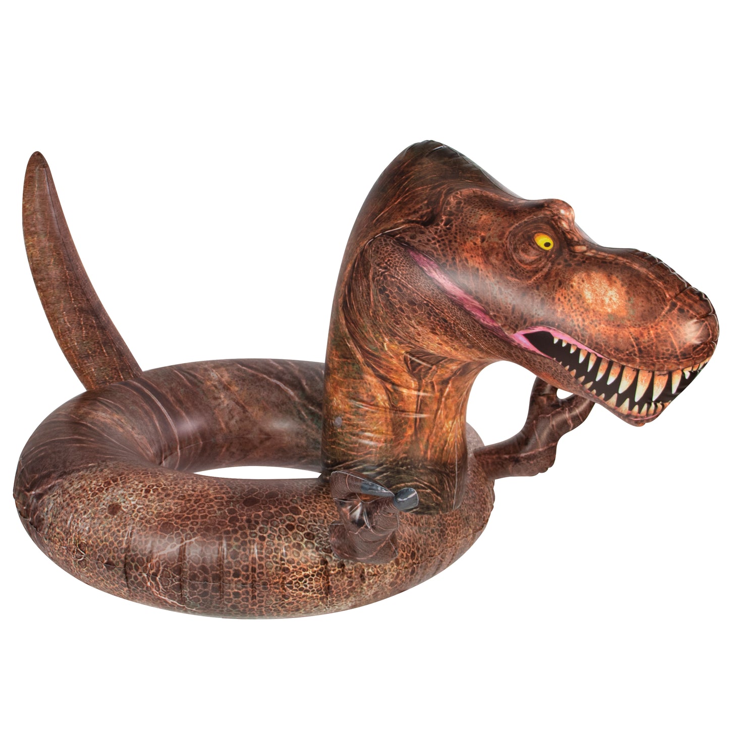 PoolCandy T-Rex Dinosaur Pool Float – Jumbo 48” RealPrint® Edition – The Ultimate Apex Float