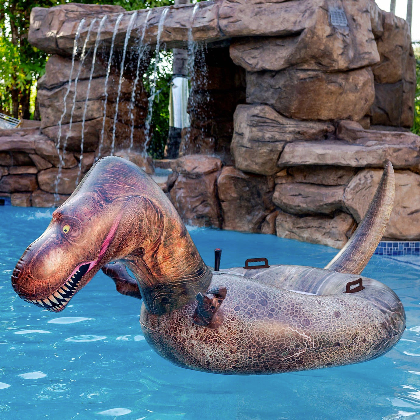 Tube Runner Motorized T-Rex Pool Float