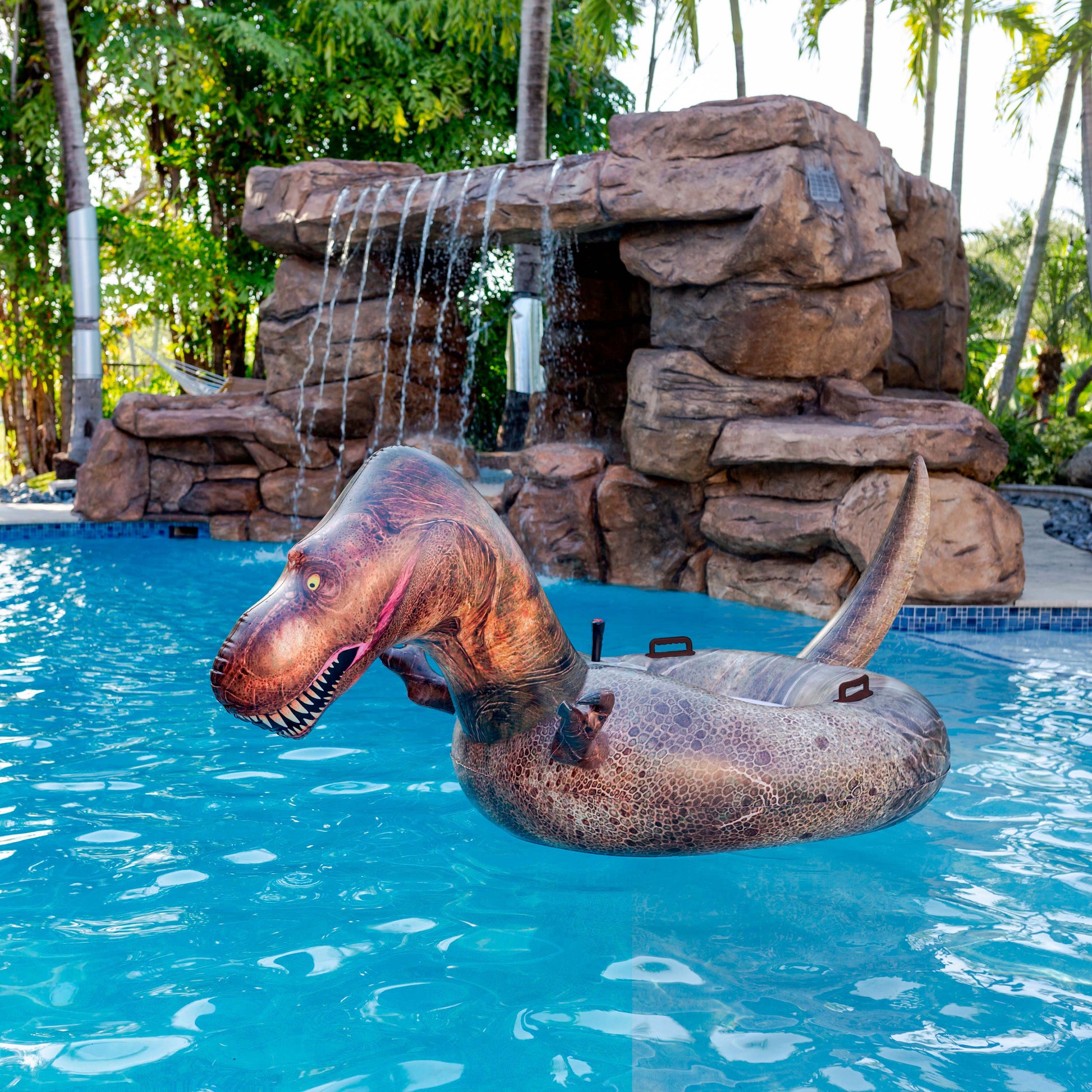 Tube Runner Motorized T-Rex Pool Float