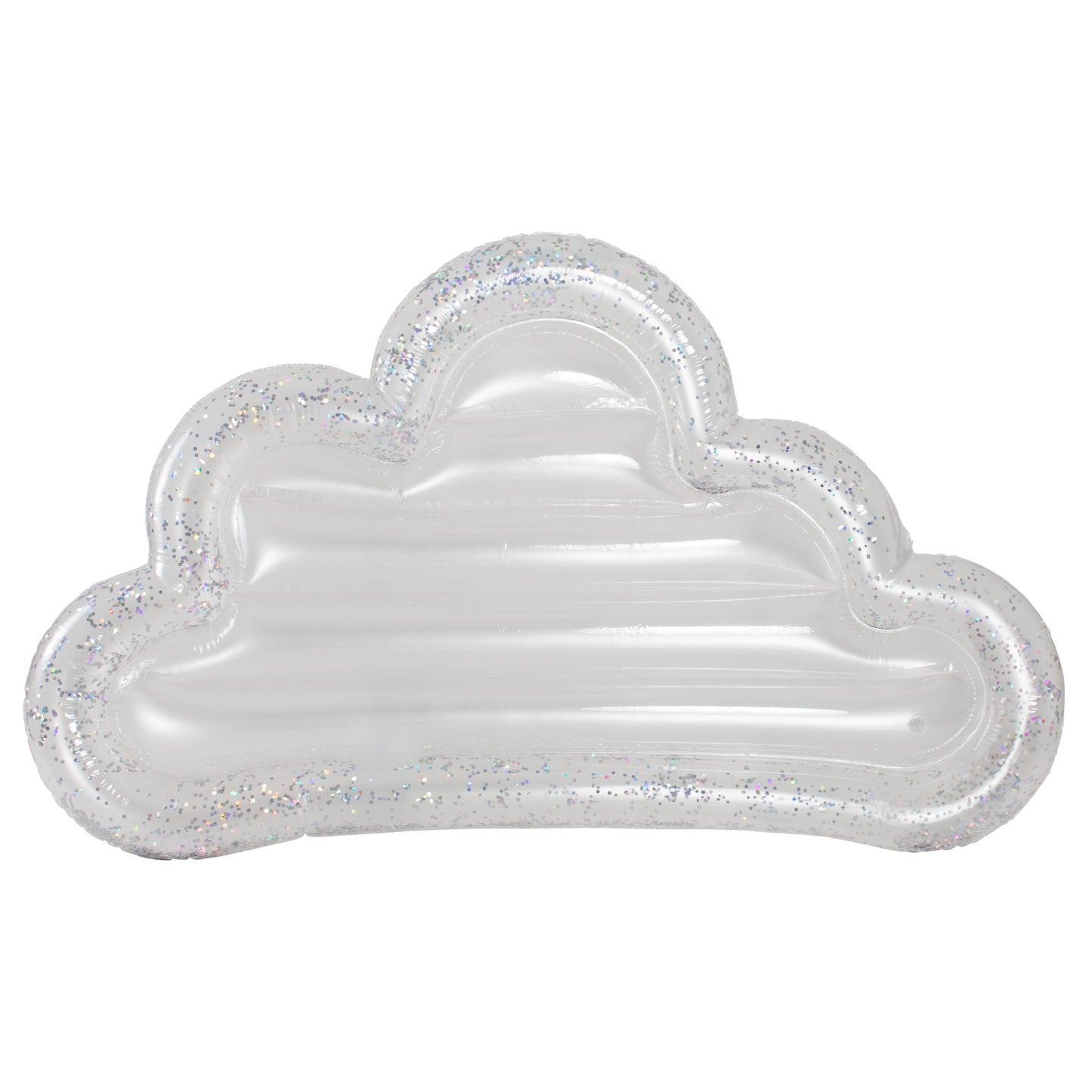 PoolCandy Giant GLITTER CLOUD-72" Inflatable Island Float