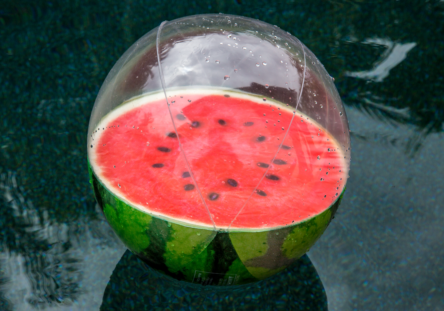 Poolcandy 3D Inflatable Watermelon Beach Ball. Easy to use inflates in Seconds.