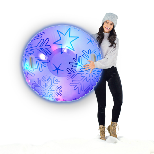 SnowCandy Illuminated Jumbo LED Snow Tube