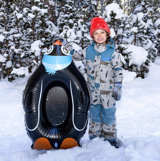 Inflatable Penguin Snow Sled SnowCandy