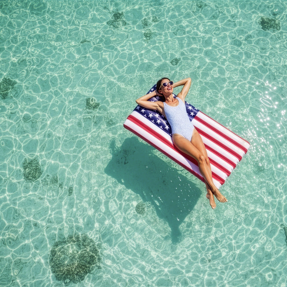 US Flag Island Float - 54"