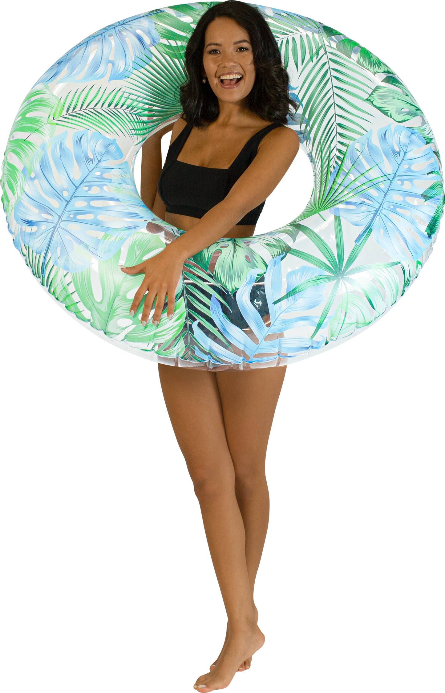 PoolCandy Resort Collection Tropical Palms Jumbo 48" Pool Tube