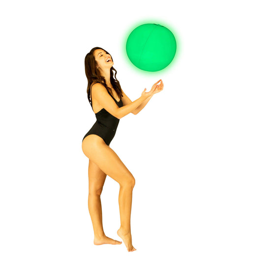Illuminated Color Changing  Jumbo LED Beach Ball PoolCandy