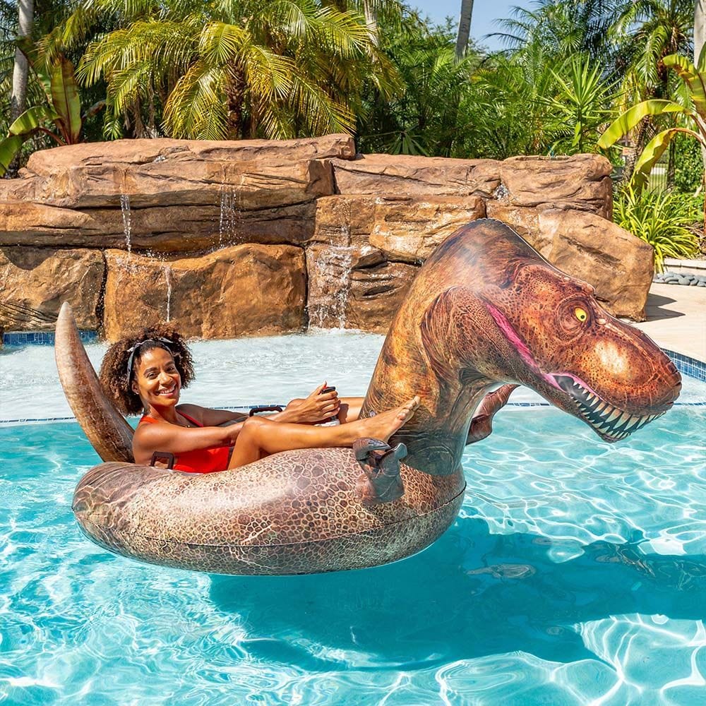 Tube Runner Motorized T-Rex Pool Float Special Edition