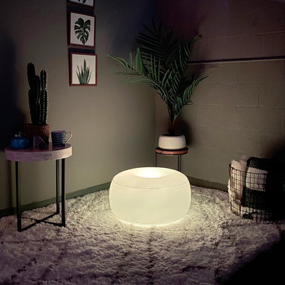 Air Candy Illuminated Color Changing LED Ottoman