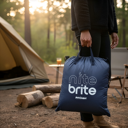 Galaxy bed Twin Sized Illuminated LED Air Bed featuring the Carina Nebula - Webb Telescope