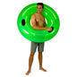 Green Transparent Inflatable Pool Tube with Pro Handles, 48" Diameter Made by PoolCandy