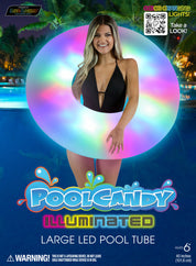 Inflatable Pool Tube Illuminated LED PoolCandy