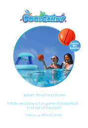 PoolCandy Jumbo Floating Basketball Set