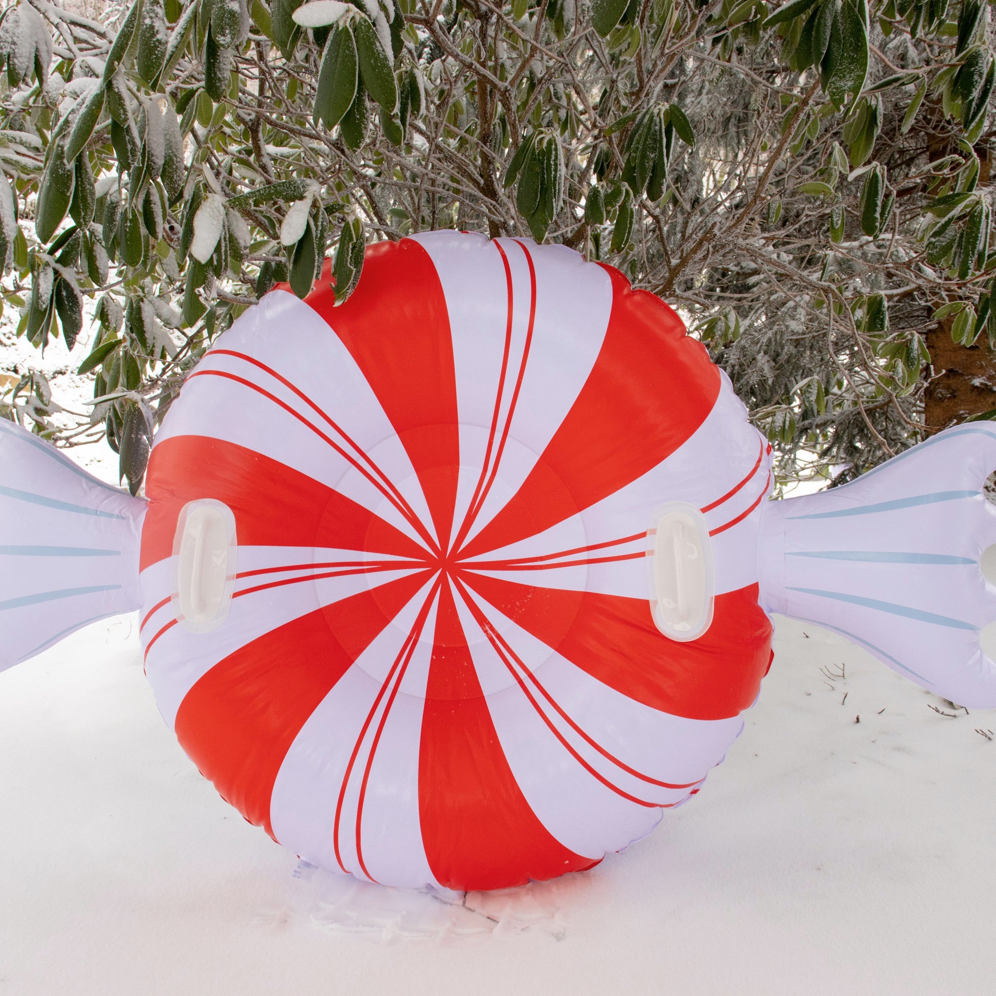 Peppermint Candy Inflatable Snow Sled 42 inch by SnowCandy