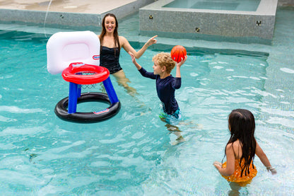 Little Tikes Basketball training set for kids. Giant Splash N Fun Inflatable Floating basketball.