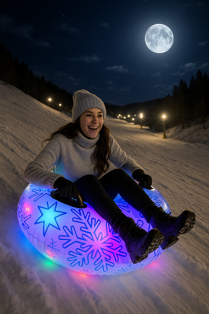 SnowCandy Illuminated Jumbo LED Snow Tube