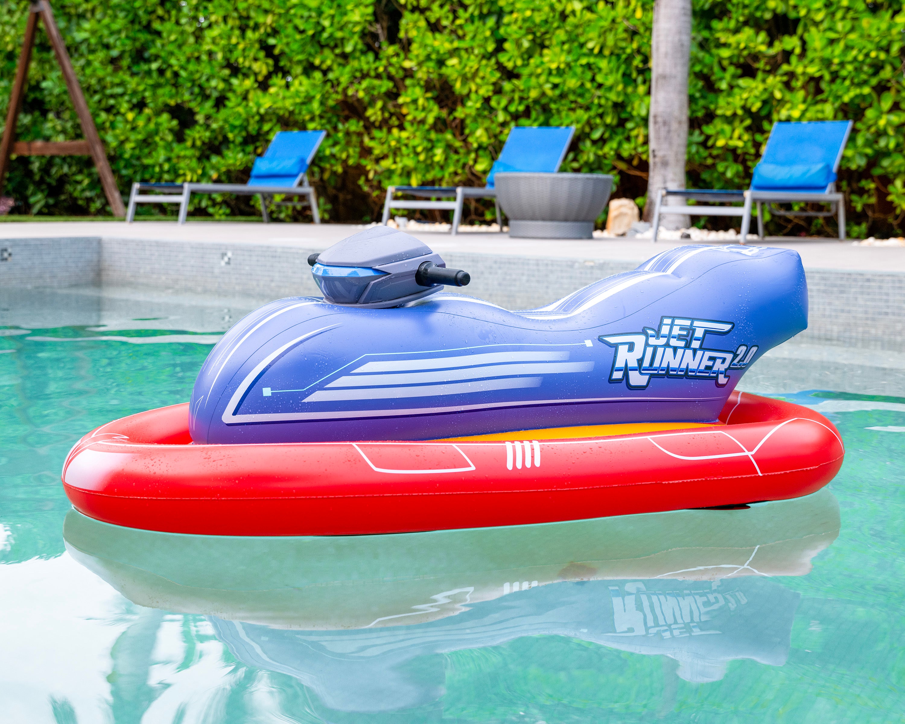 Jet Runner 2.0 - 12V Motorized Inflatable Ride-On Watercraft