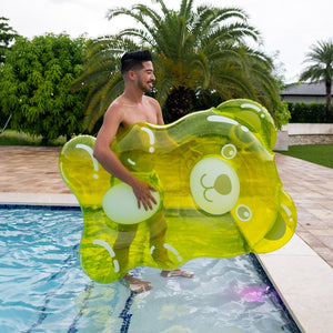 Giant Lime Green Inflatable Gummy Bear
