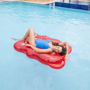 Giant Red Strawberry Gummy Bear Pool Float