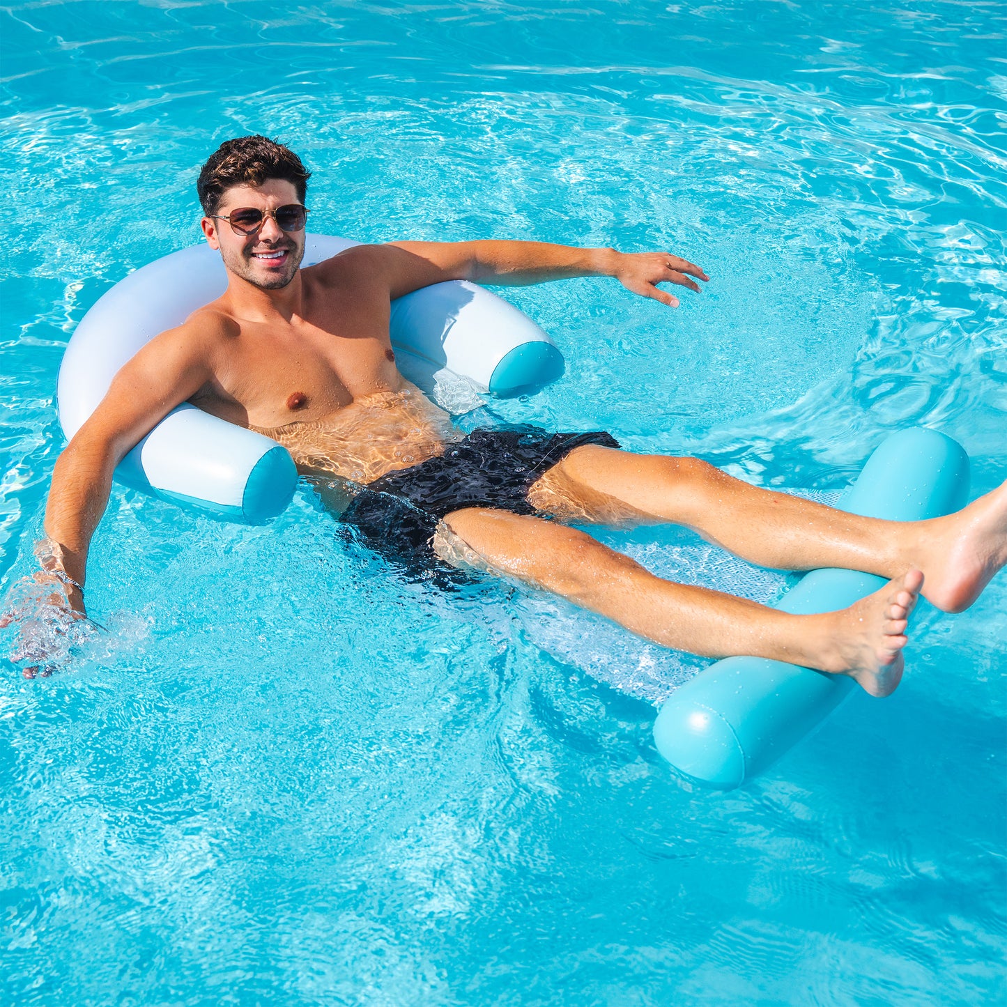 Deluxe Mesh Sun Chair with Footrest