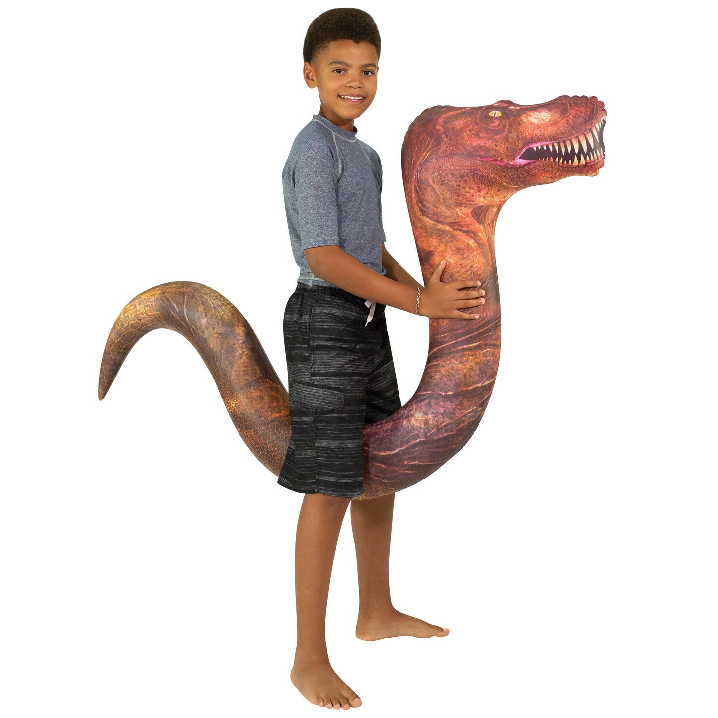 Inflatable T-Rex Pool Ride On Noodle