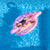Gigantic 2 to 3 person Pink Glitter Flamingo 98"