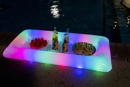 Inflatable Buffet Pool Cooler Stars & Stripes