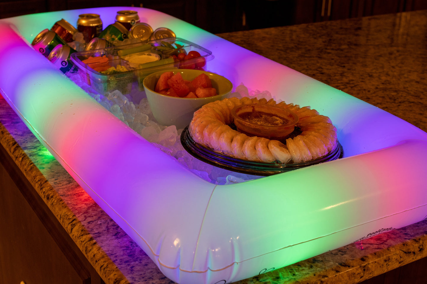 Inflatable Buffet Pool Cooler Stars & Stripes