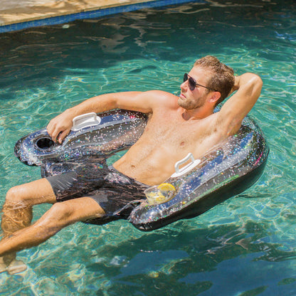 Jumbo Sun Chair with Black Onyx Glitter