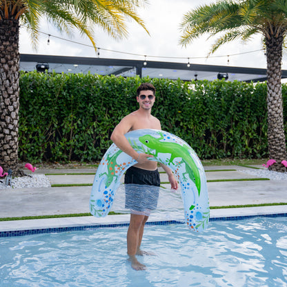 Poolcandy Gecko 42" Inflatable Sun Chair