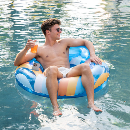 Good Vibes Deluxe 46" Pool Tube with Backrest