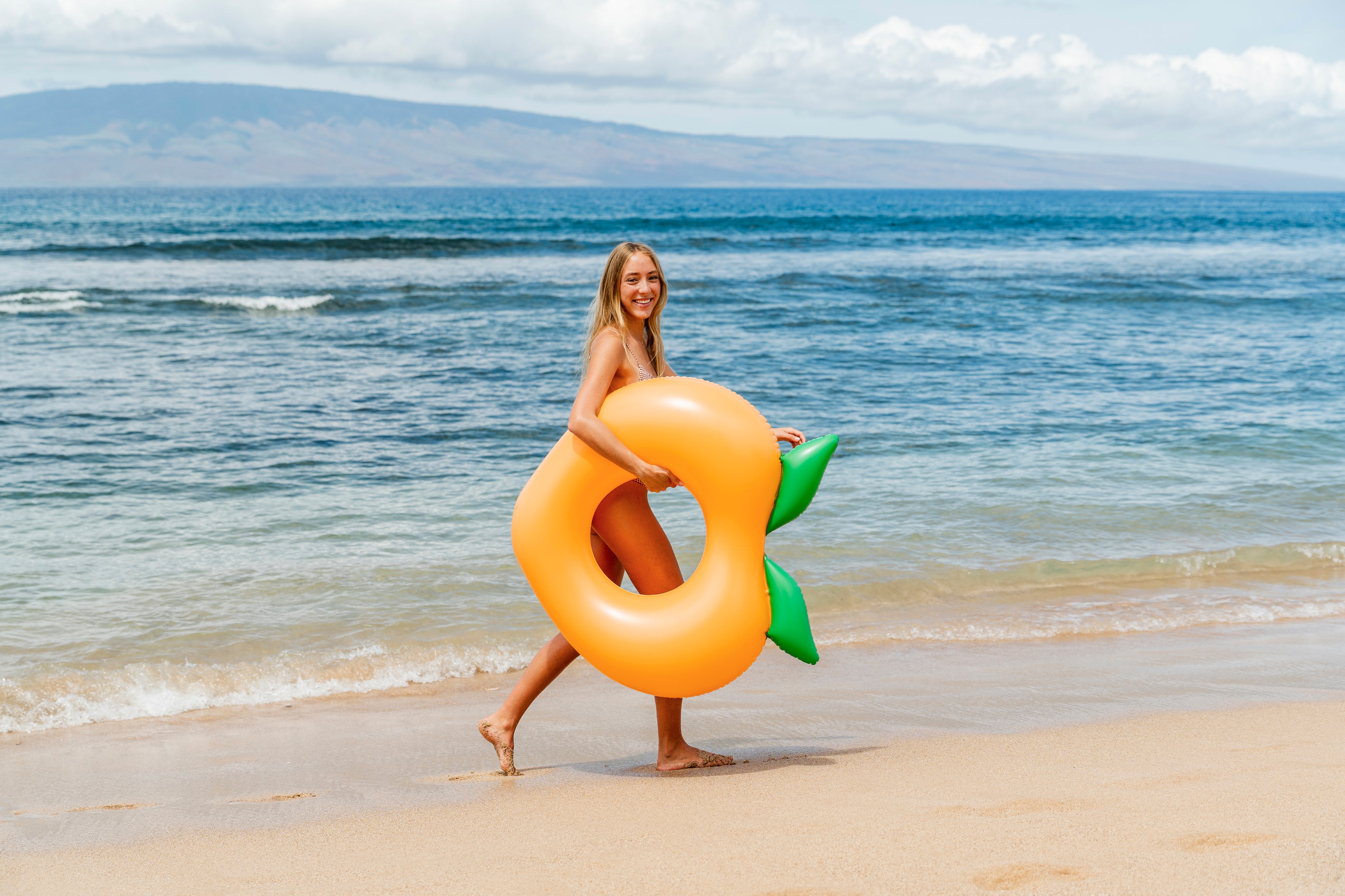 PoolCandy 40" Peach Pool Tube