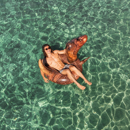 PoolCandy T-Rex Dinosaur Pool Float – 42” RealPrint® Edition - The Original King of the Pool