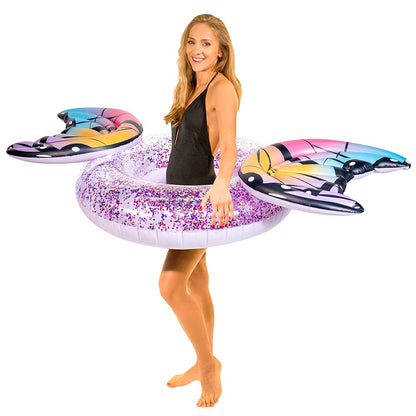 Glitter Butterfly 40" Pool Tube