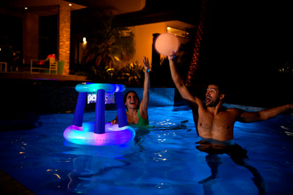 Illuminated Floating LED Basketball Set