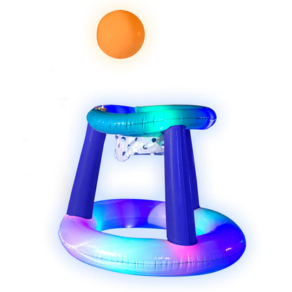 Illuminated Floating LED Basketball Set