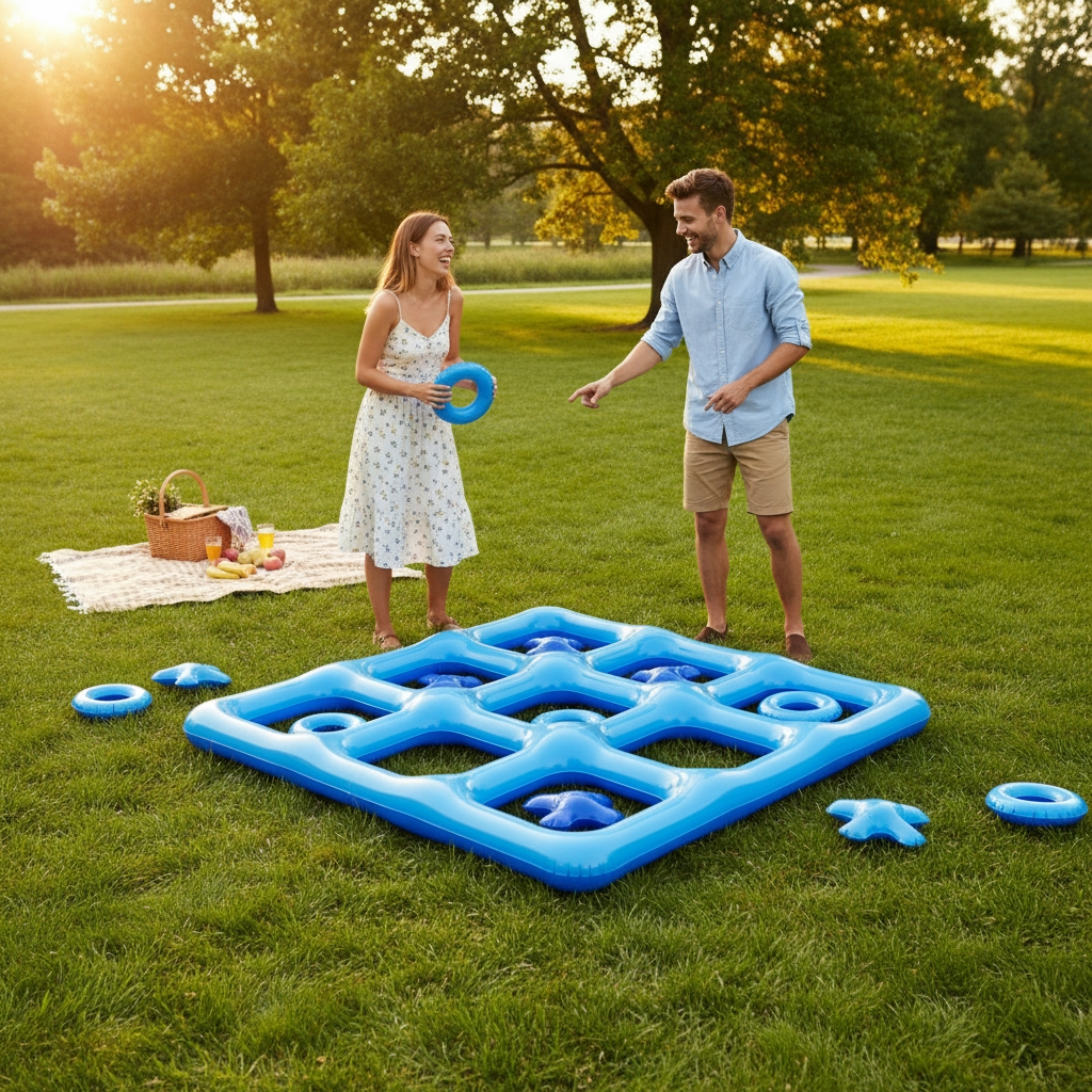 Inflatable Tic Tac Toe Pool Game Giant Size