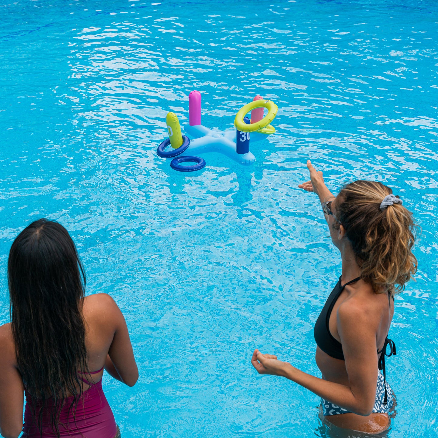 Inflatable Ring Toss Pool Game