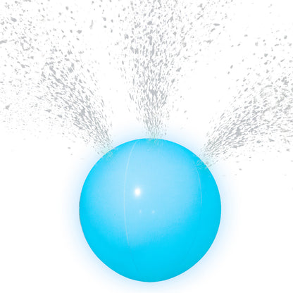 Beach Ball Sprinkler Illuminated LED Color Changing