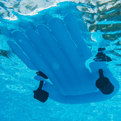Splash Runner Motorized Pool Lounger Dual Motor powered float.