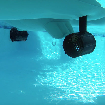 Splash Runner Motorized Pool Lounger Dual Motor powered float.