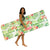 Deluxe Pool Raft 74" x 30  with Tropical Flower Print