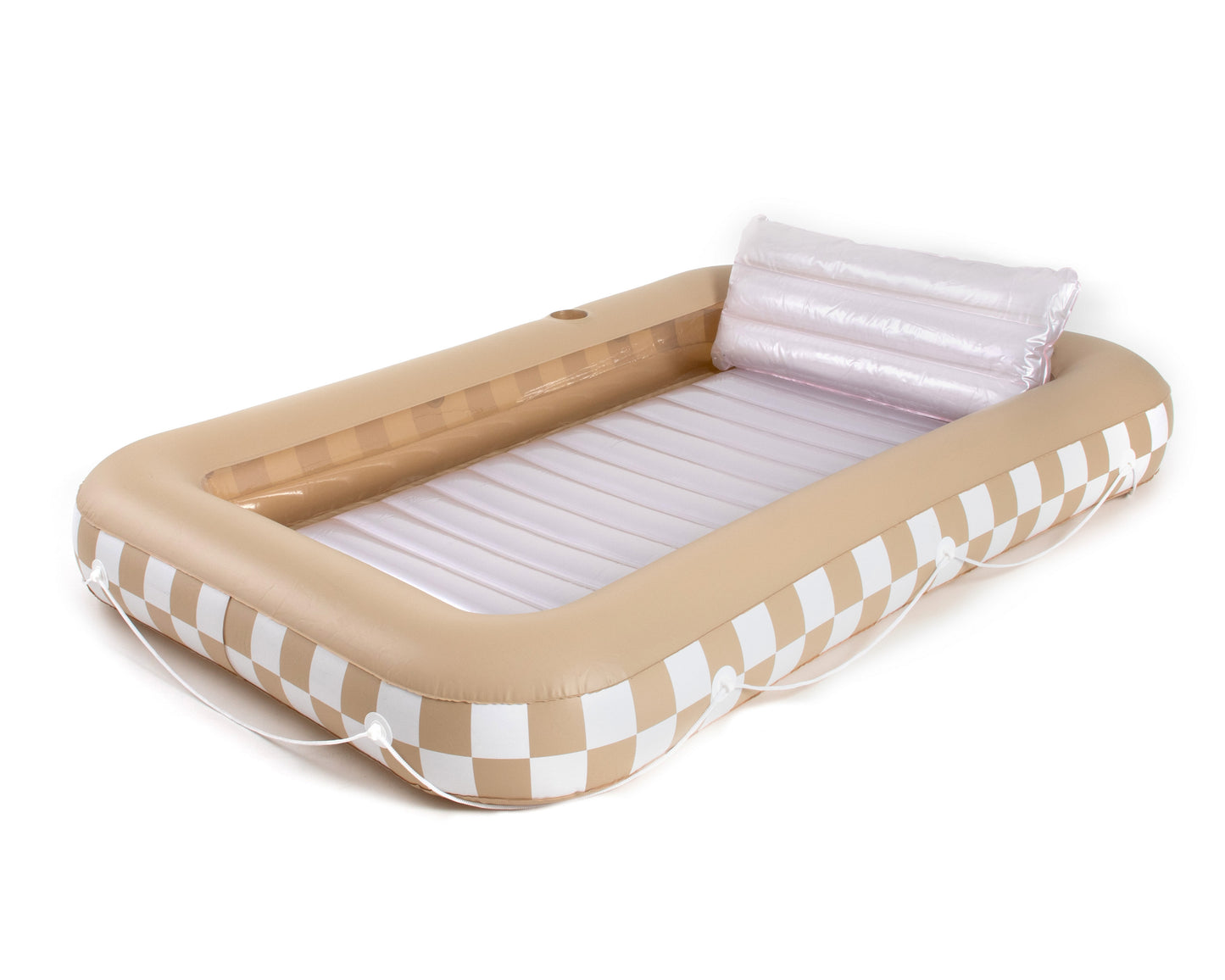 Personal Sunning Pool Float - Single 73 x 46" - Checkerboard