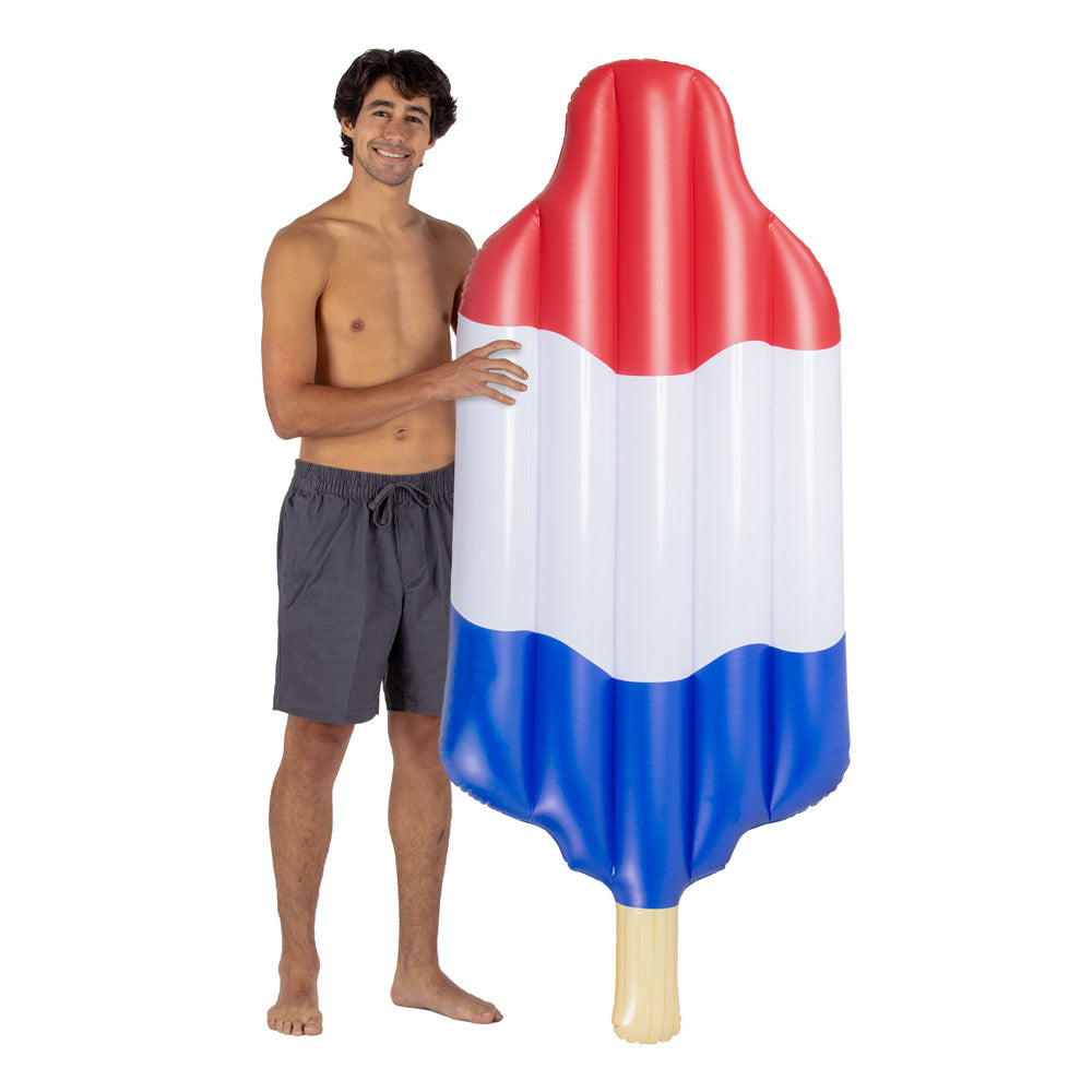 Rocket Pool Inflatable Rocket Pop Inflatable Giant Red, White & Blue Raft – PoolCandy