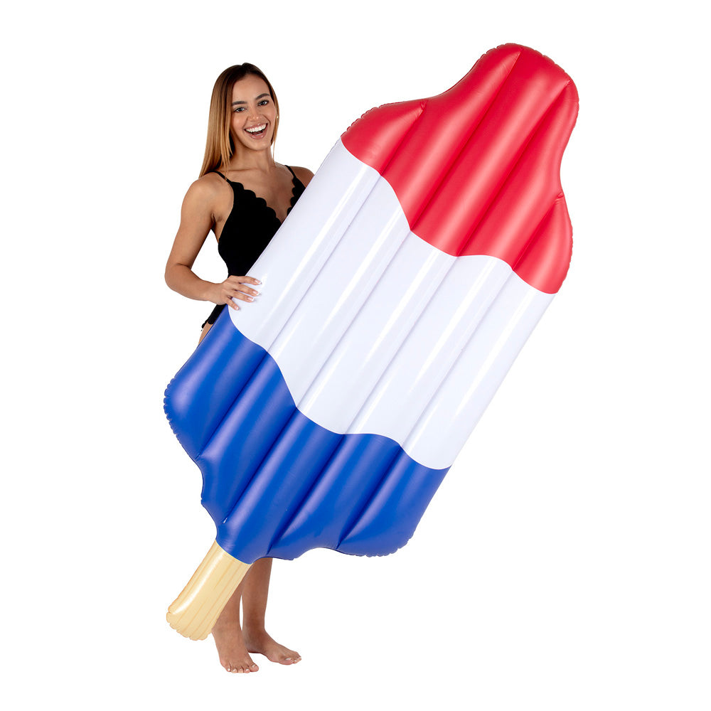 Rocket Pop Inflatable Giant Red, White & Blue Raft